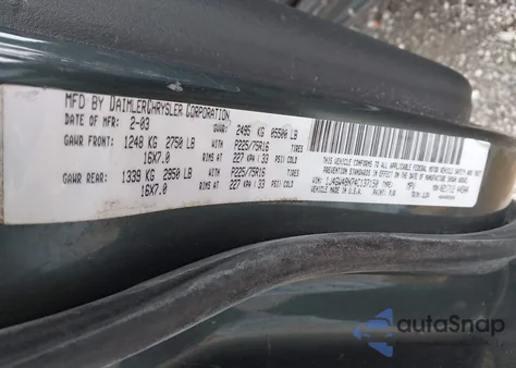 2004 Jeep Grand Cherokee Laredo from USA, damaged, VIN 1J4GW48N74C137150